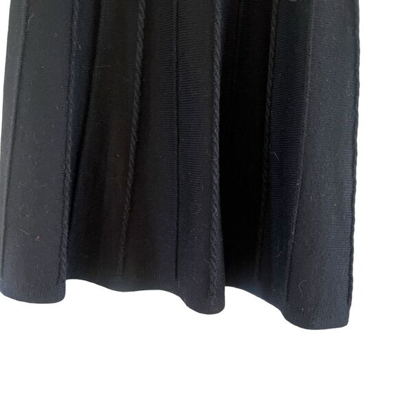 Lapis wool blend black knit skirt. Size medium - Picture 8 of 8